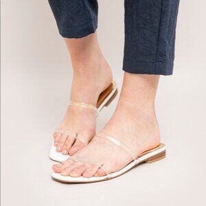 NIB Jagger The Label Perspex Sandal